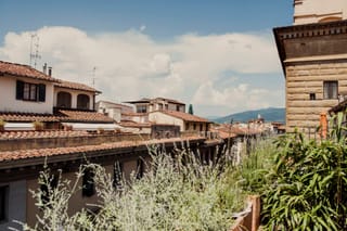 Balcone camera deluxe con vista sulla città